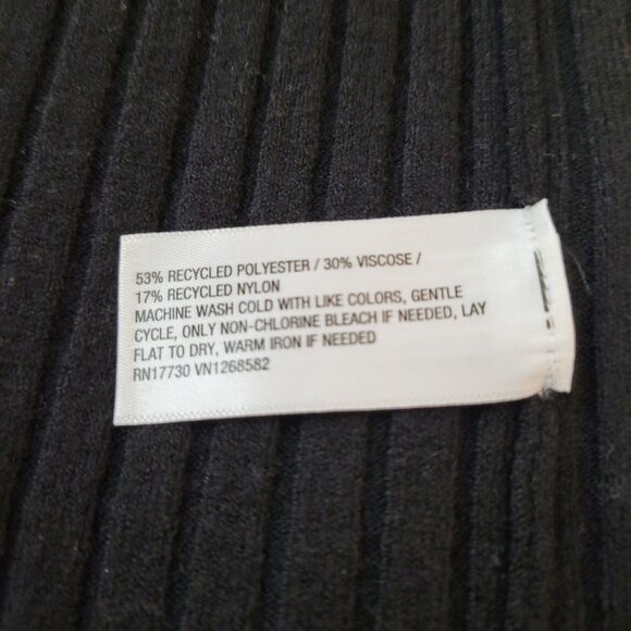 Wild Fable Black Button Down Sweater Shawl Collar Size S - Picture 6 of 14